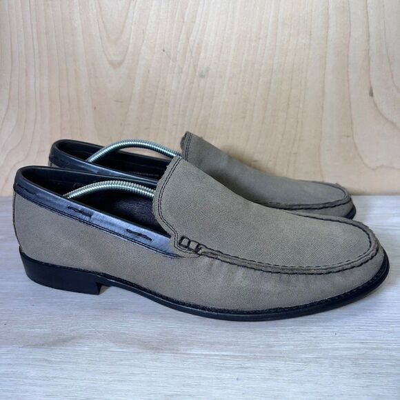 John Varvatos USA Star‎ Slip-on Loafers Brown / Grey Suede 7475 Men\'s 10M main image 7